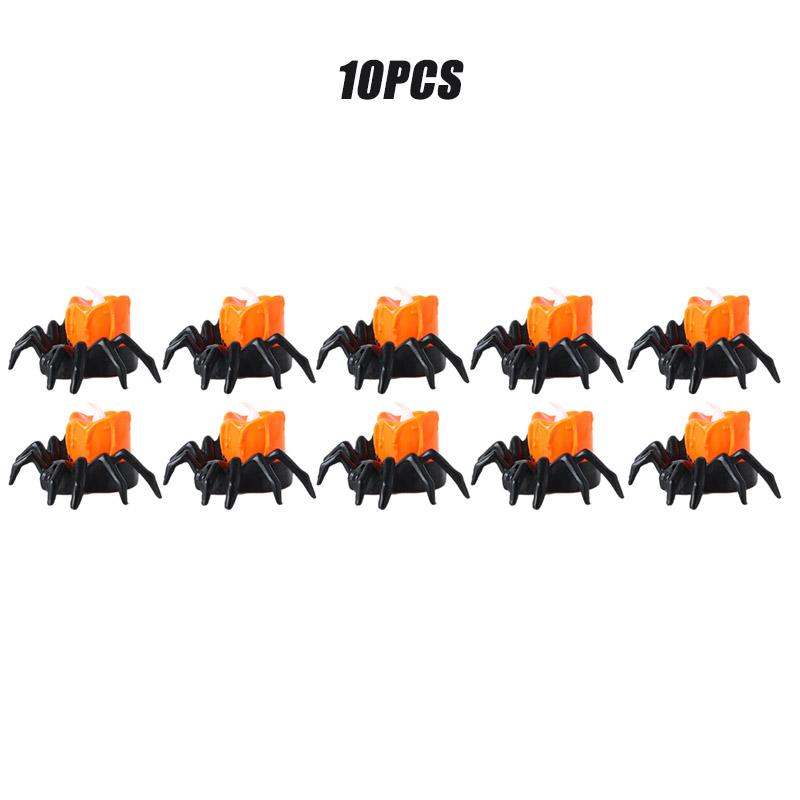 Halloween Decorations LED Candle Light Plastic Spider Pumpkin Lamp for Home Bar Haunted House Halloween Party Decor Horror Props