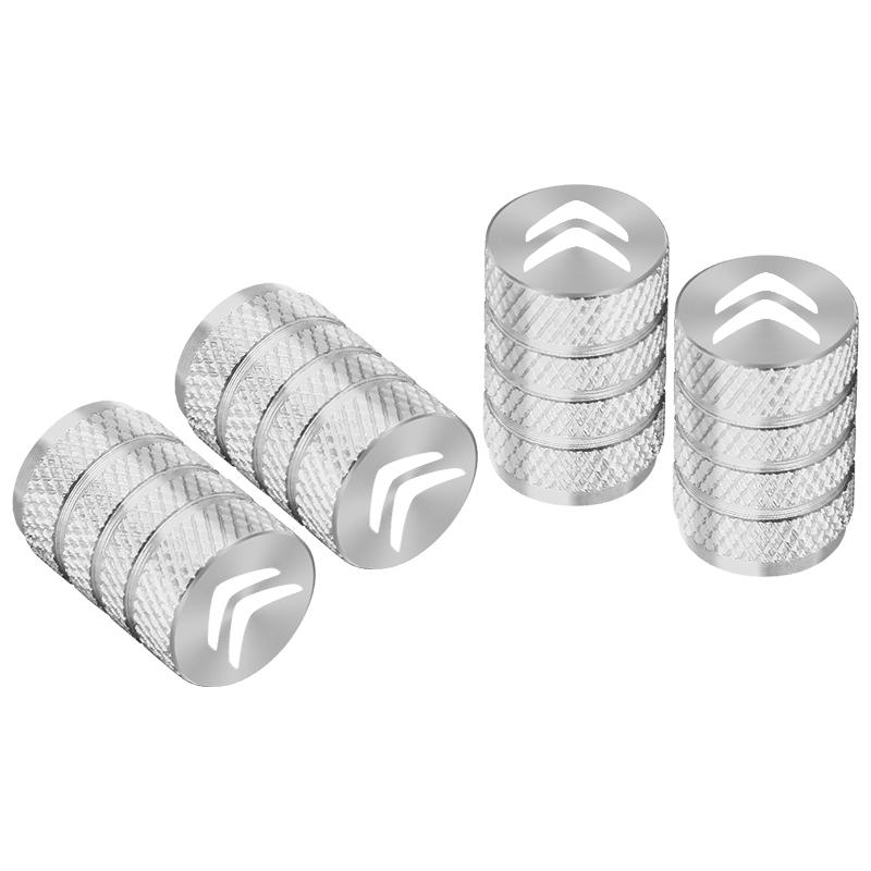 

4PCS Metal Alloy Car Wheel Tire Valve Stem Caps For Citroen C4 C3 C5 C1 C2 Berlingo C-Elysee C4-Picasso C4-Aircross