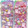 3D Bubble Stickers Cartoon Bunny Decals Funny Animal Bubble Stickers For Party Classroom Birthday Christmas Gifts For Kids