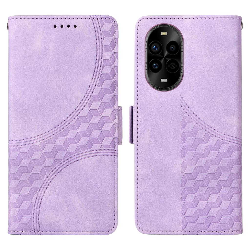 For Huawei Nova 14 Pro 5G/nova 13 Pro 5G Case PU Leather Phone Cover Rhombus Starry Imprinted