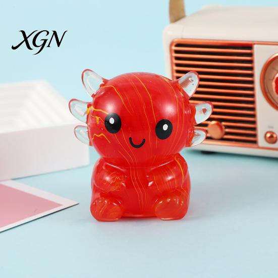 Palm Kneading Toy Salamander Squeeze Toy, Slow Rising Soft Cute Animal Fidget Portable Ball Rebound Stress Balls Home Office Sensory Gifts for