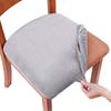 Silver Fox Velvet Buckle Chair Pad, Stretchable Velvet Seat Cover with Snap Closure
