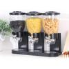 Triple Cereal Dispenser Dry Food Dispenser Cereal Containers Commercial Cereal Dispenser Triple Food Dispensers Nut Candy Dispenser Three Canister
