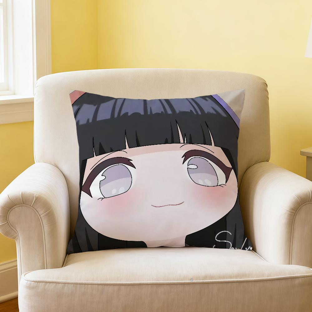 Classic Japan Anime NNaruto Chibi Kawaii Soft Pillowcase Sofa Home Living Room Decor Protective Covers Hogar Pillow Cover