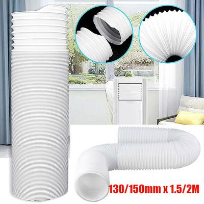 130/150mm Havalandırma Borusu Evrensel Esnek Boru Havalandırma Borusu Hortumu Klima Egzoz Kanalı Hava Sistemi Havalandırma 1.5/2M