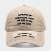 European and American Fashion Letter Embroidery Soft Top Baseball Cap Men and Women Outdoor Street Trend Versatile Leisure Sports Sun Hat