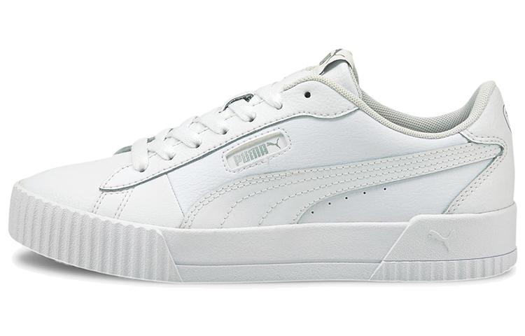 PUMA Carina Crew White Silver Women s 374903-02 35.5
