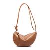 Fashion Solid Color Bag For Women With Dumpling Shaped And Card Pocket For Daily Use