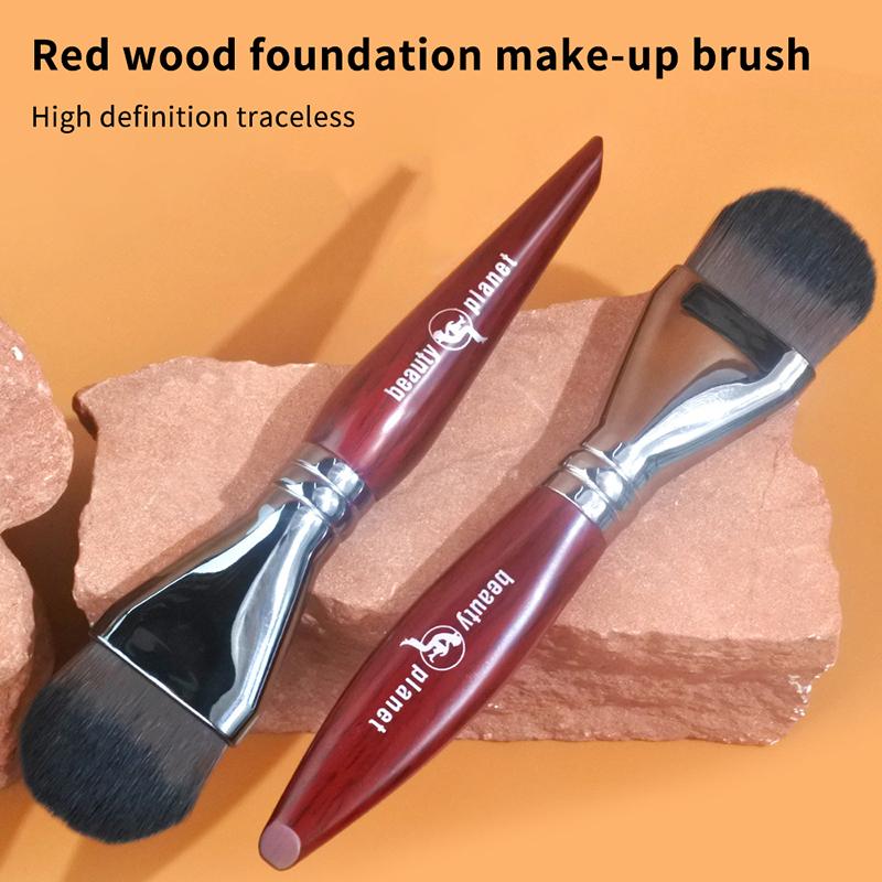 1Pcs Flat Foundation Makeup Brush No Trace Liquid Foundation Concealer Brush Cosmetic Soft Tongue Foundation Make Up Brush