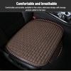Universal Flax Linen Auto Seat Case Front Rear Non Slide All Season Automotive Protector Mat Pad Keep Warm Universal Fit Truck Suv Van
