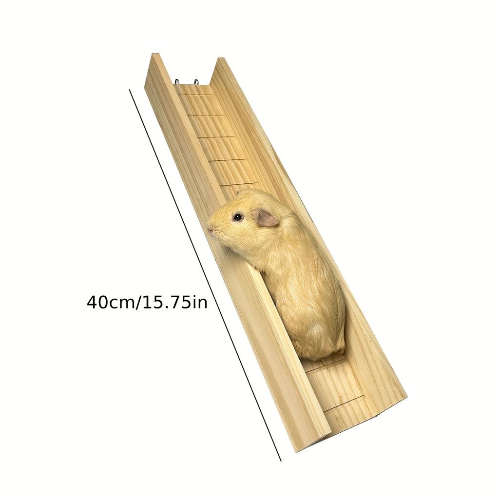 1 Piece of Accessory, and Shipped Randomly, Hamster Platform, Wooden Hamster Stairs, Golden Hamster Slide, Hamster Pet Toys, Landscaping Supplies