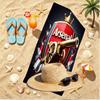 Football Team F.C Print Beach Towel, Versatile Lightweight Absorbent Beach Towel for Pool Surf Yoga Bathroom, Perfect Birthday Holiday Gift