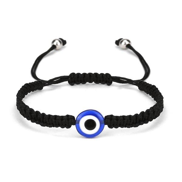 Lucky Eye Blue Evil Eye Charms Armband Rote Schnur Faden Seil Paar Freundschaftsarmband Frauen Männer Handgemachter Wunschschmuck Geschenk