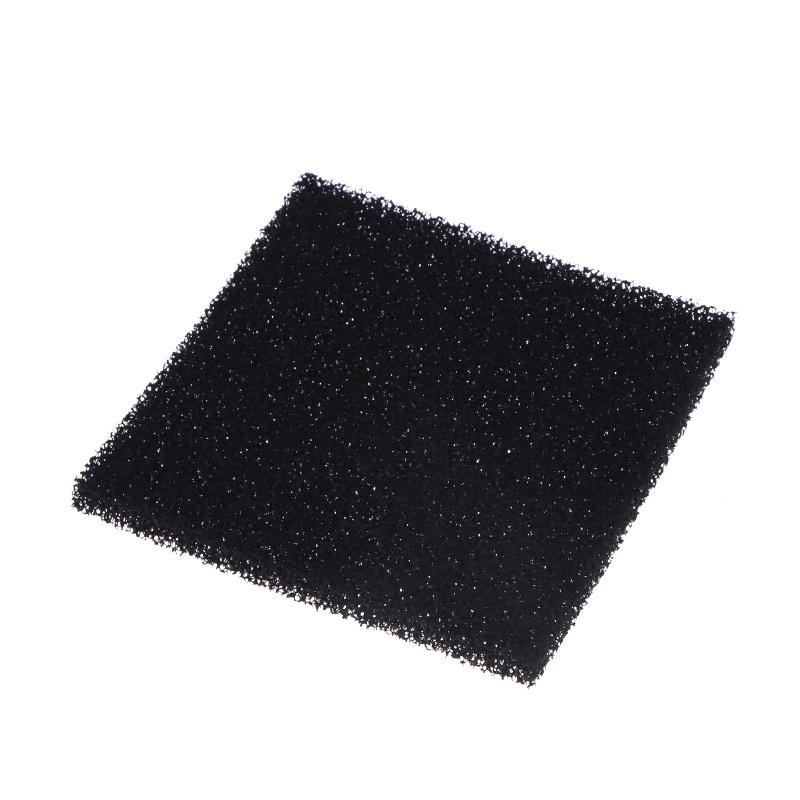 5 Stuks 13*13*1Cm Universeel Zwart Actieve Kool Schuim Spons Luchtfilter Geïmpregneerd Vel Mat Filter Spons Pads