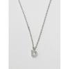 Silver Initial Cubic Necklace