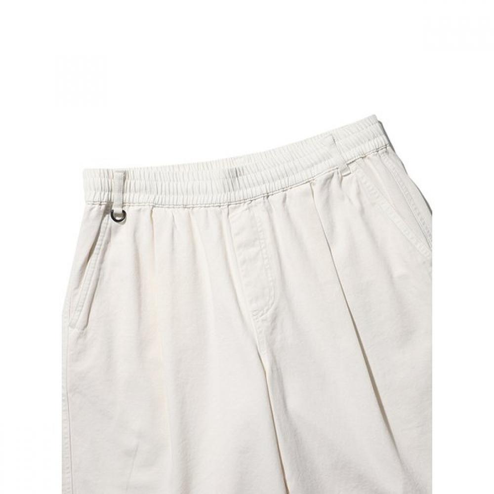 Bbc Earth Cotton Basic 5  Half Pants  Ivory  23ss
