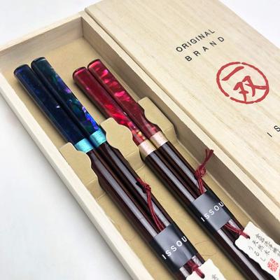 Yamaga Lacquerware Shop Issou Gift Chopsticks Set Phantom Shell Pair