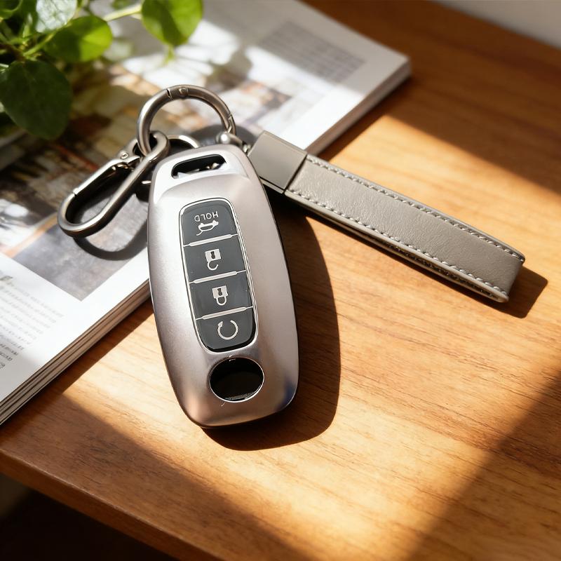 Smooth Tpu For Nissan Teana X-Trail T33 Altima Qashqai J12 Juke Kicks Ariya Remote Car Key Case Cover Keychain Accessories