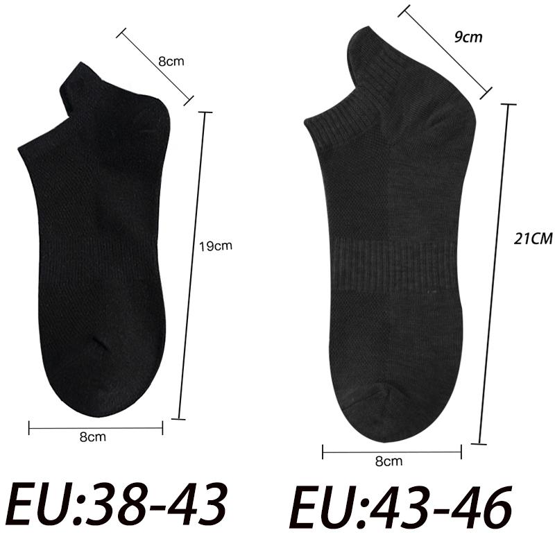 Chaussettes Courtes Respirantes en Coton pour Homme Nouvelles Printemps Été Chaussettes Courtes Bateau en Maille de Haute Qualité Décontractées pour Homme Sokken Cadeau