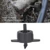 100pcs Drip Emitter 4mm Pressure Compensation Uniform Flowing PP Irrigation Watering Dripper Emitter For Large Terrain 4L Black