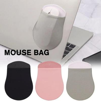 Accessories Universal Laptop Mouse Holder Self-Adhesive Durable Mouse Sleeve Stick-On Portable Mouse Pouch Mouse