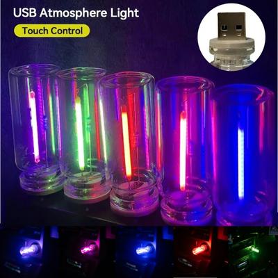 5V USB Touch Control LED Night Light Atmosphere Light Edison Bulb Incandescent Lamp LED Filament Light Bulb Bedroom Decoration