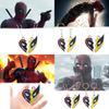 Deadpool Wolverine Best Friends Heart Geometric Alloy Necklace Red Yellow Cartoon Gift