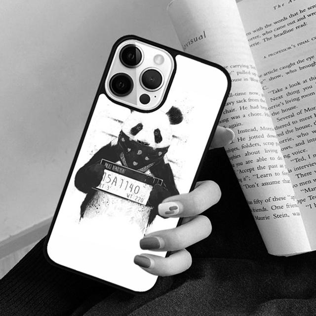 

Cute Cartoon Animal Panda Phone Case Back Cover for iPhone 17 Air 16 15 14 13 11 12 Pro Max Plus Fundas Coque iPhone 13