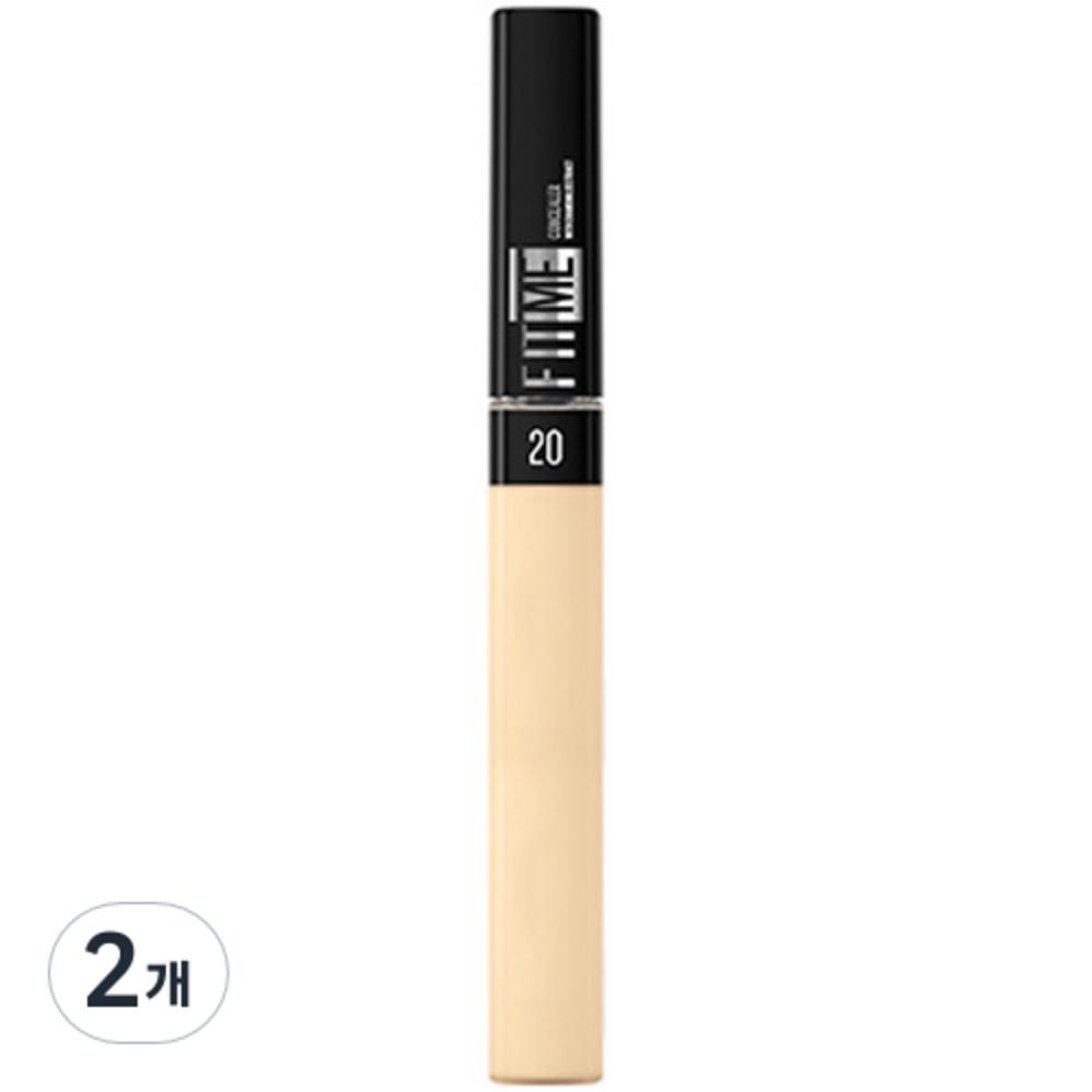 Maybelline New York Fit Me Жидкий консилер 6,8 мл, 20 песочных оттенков, 2 шт.