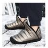 Botas de nieve de terciopelo para mujer, zapatos informales de lona, cálidos, impermeables, de algodón, de caña alta, gruesos, antideslizantes, para invierno