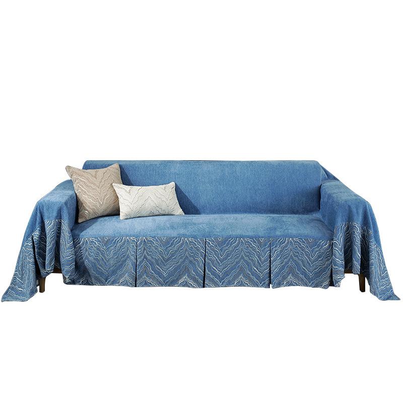 Sofa Cover Chenille Four Seasons Universal Full Bag Pad Sofa Cover Towel Affordable Luxury Style Anti-Scratching Sofa Cover Cloth