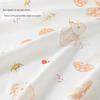 All-Season Cotton Baby Bath Towel & Swaddle Blanket for Newborns (1-3 Months)