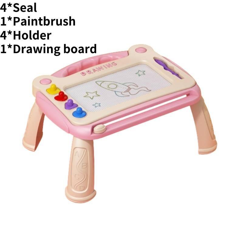 Buntes magnetisches Zeichen- und Schreibbrett für Kinder für fesselnden Lernspaß