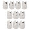10Pcs Wire Rope Trellises Cross Clip Stainless Steel Cable Railing Rope Clamp for Wall Trellises System