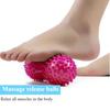 Erdnuss Massage Stachelball Muskelschmerzen Stress Fußmassagegerät Entspannungstraining Griffrolle Myofasziale Bälle für Plantarfasziitis