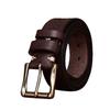Rare Thickened First Layer Cowhide Belt Men'S Genuine Leather Pin Buckle Trend Casual Laser Engraved Jeans Belt Men'S