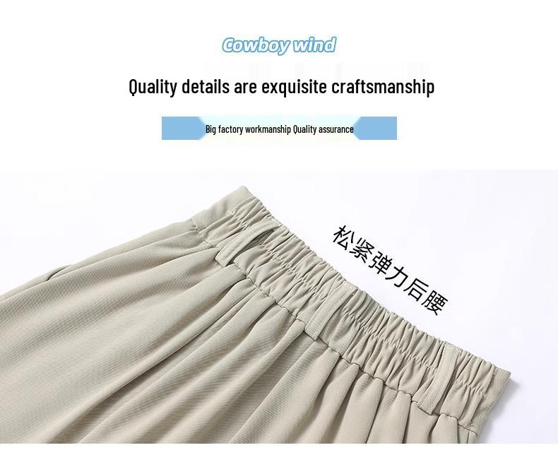 Women's High-Waisted Pleated Wide-Leg Shorts - 2024 Spring/Autumn Collection