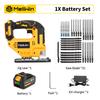 MELLWIN 3500RPM Brushless Electric Jig Saw 750W Jigsaw Adjustable Blade 3 Variable Speed Woodworking Tool for Makita 18V Battery
