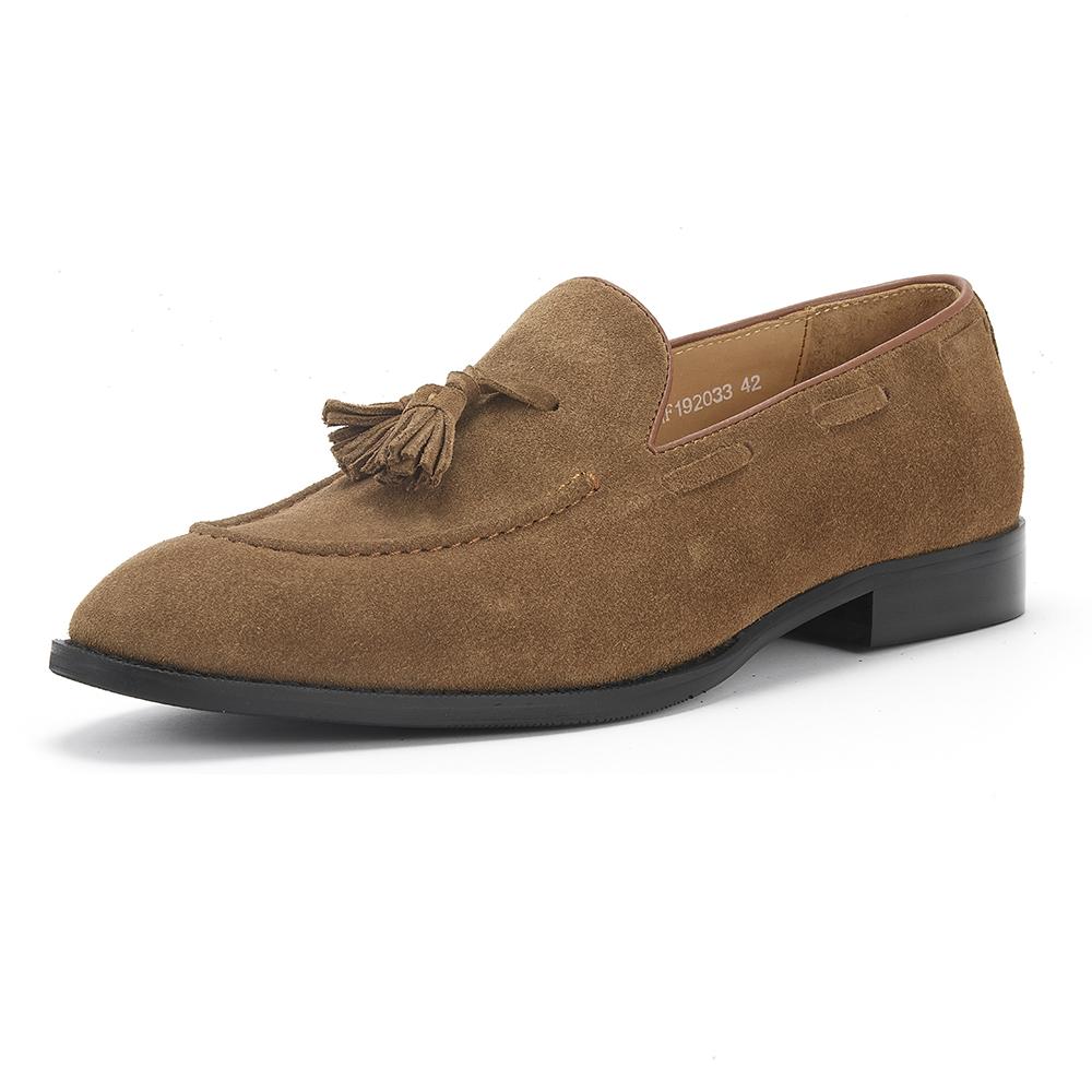 Fashion Hot Sale Men Soft Moccasin Driving Suede Loafer Genuine Leather Fancy Comfortable Slip on Boat Casual Shoes Flats