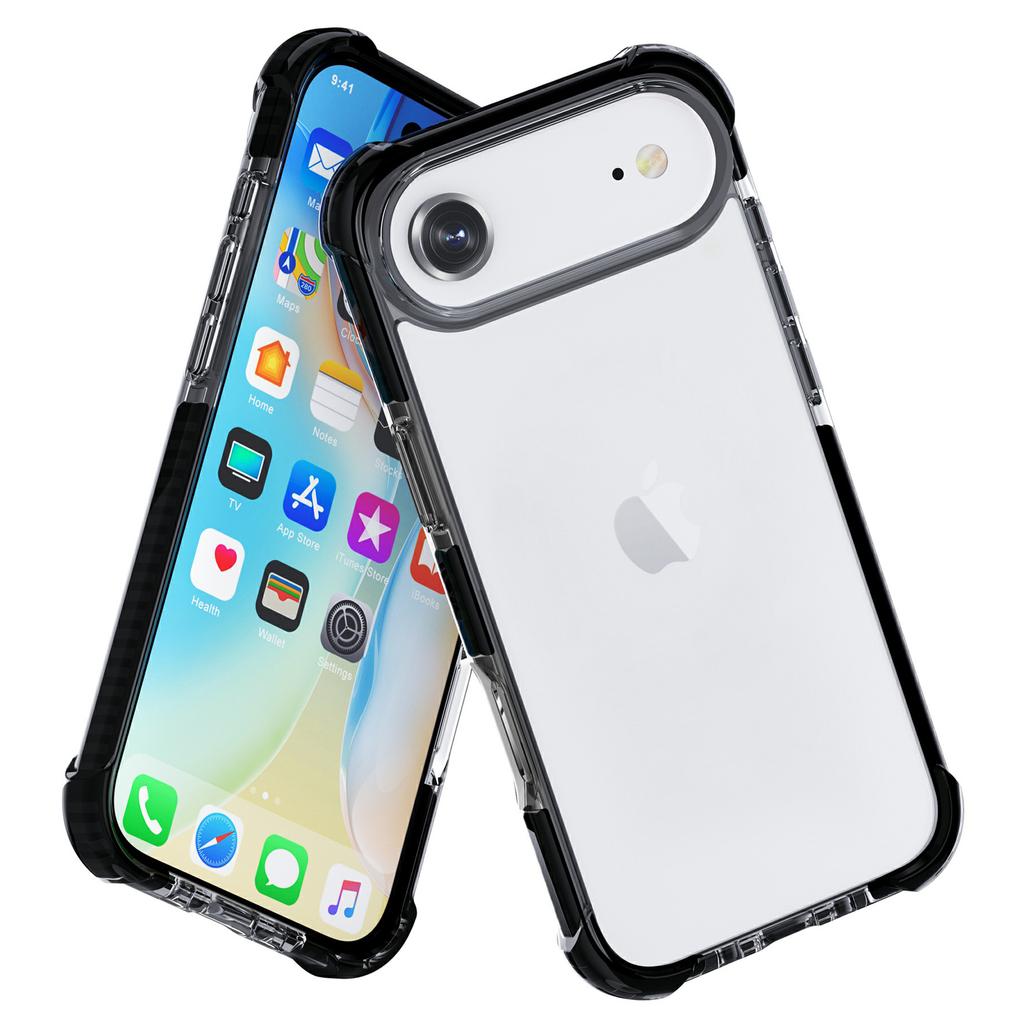 For iPhone Air Case Four Corners Anti Drop Clear TPU + TPE + PC Phone Cover