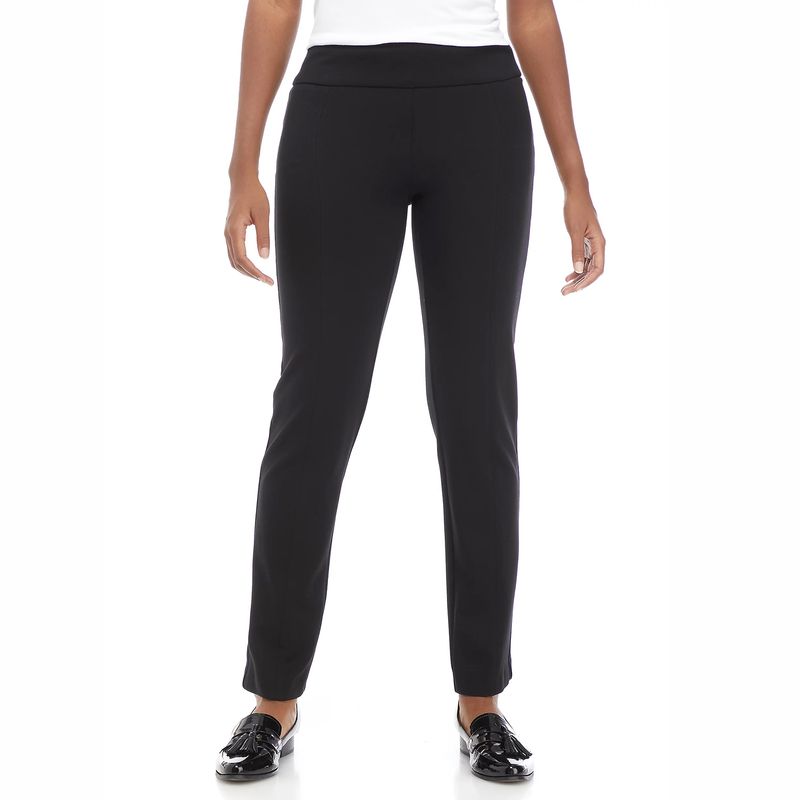 

Loose-Fit Elastic Waist Autumn Black Casual Pants Black S