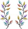 Wrought Iron Olive Branch Wall Decoration for Indoor/Outdoor Use