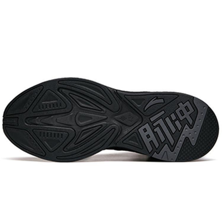 Anta Pulse Fleece lined High top Sports Casual Shoes Men's Black 112148933R-2