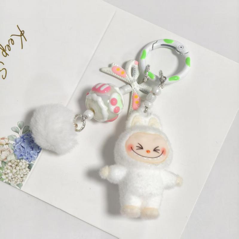 

Стоячий Флисовый Брелок-Бантик 4,5 см Креативный Плюшевый Подарок Подвеска Подвеска для Сумки 1PC