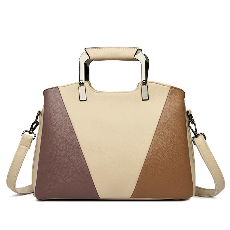 

Fashion Splicing Women Handbag Luxury Handbag Women Bags Designer Large Capacity Shoulder Crossbody Bag Female Casual Tote Bag