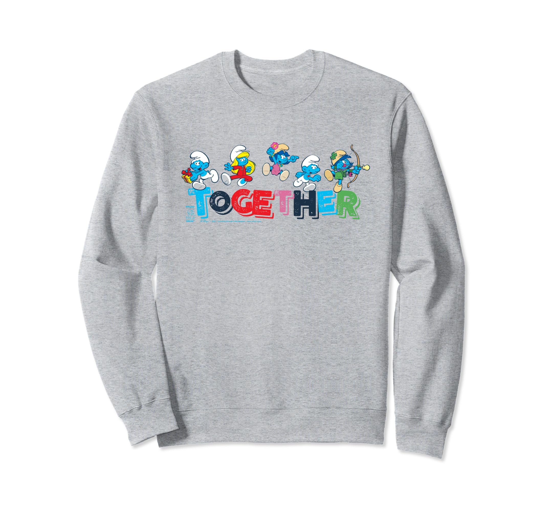 

The Smurfs Smurfette Hefty Jokey Together Sweatshirt