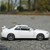 WELLY 1/24 Nissan Skyline GT-R R34 Alloy Scale Model Car Model Diecast Metal Static Collection Children Toy Car Vehicles Gifts