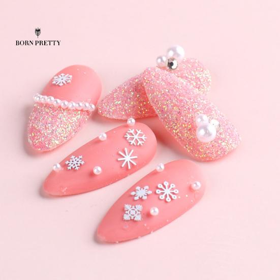 Universal Christmas Decorations Nails Ornaments Slices Anti-fall Nail Art Fadeless