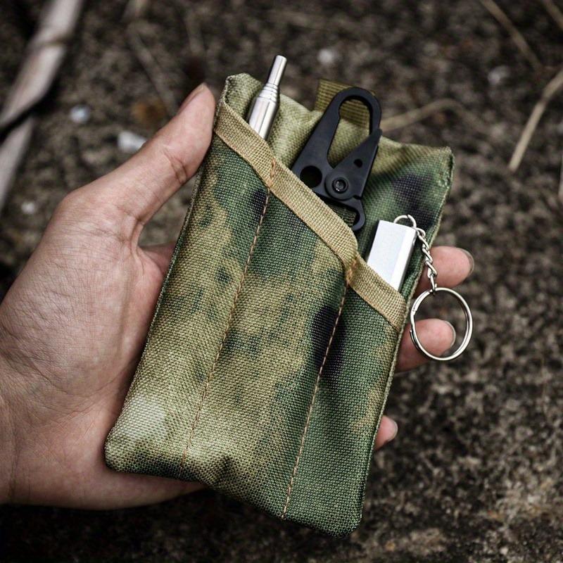1 Stück Outdoor Sport Camouflage Gürteltasche Taktische Münzbörse Taktisch Laufen Tragbare Werkzeugaufbewahrung Handtasche