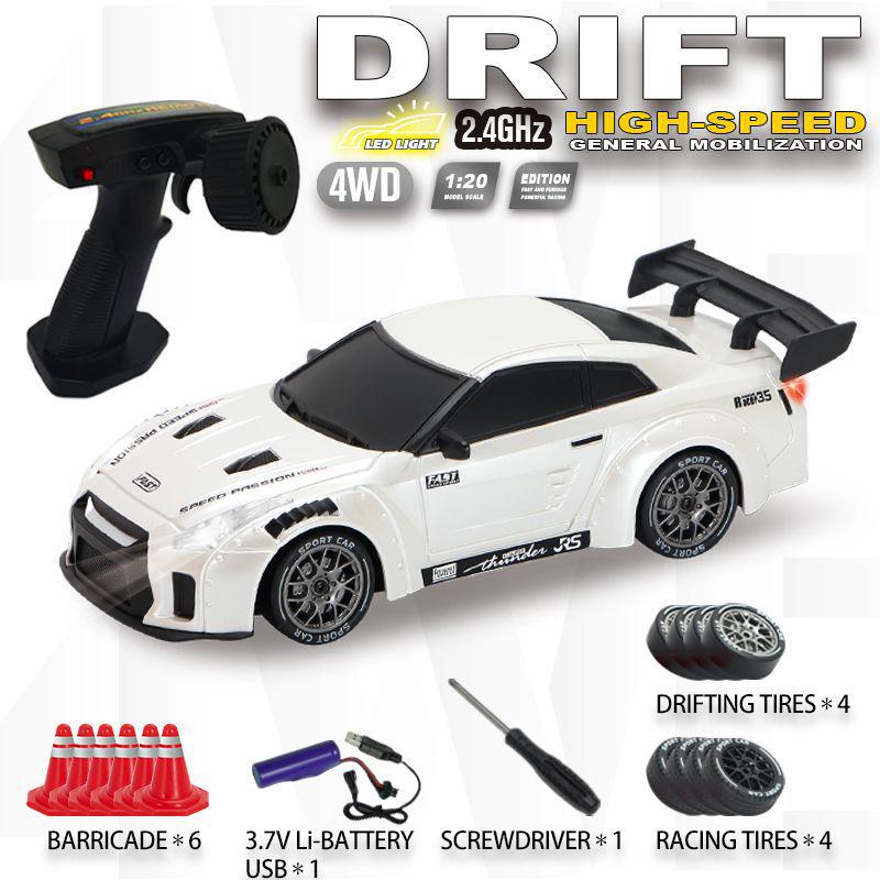 High-Speed RC Drift Car: Rechargeable Electric Toy with Four-Wheel Drive for Kids